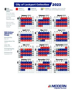 Lockport Calendar page | Lockport, NY