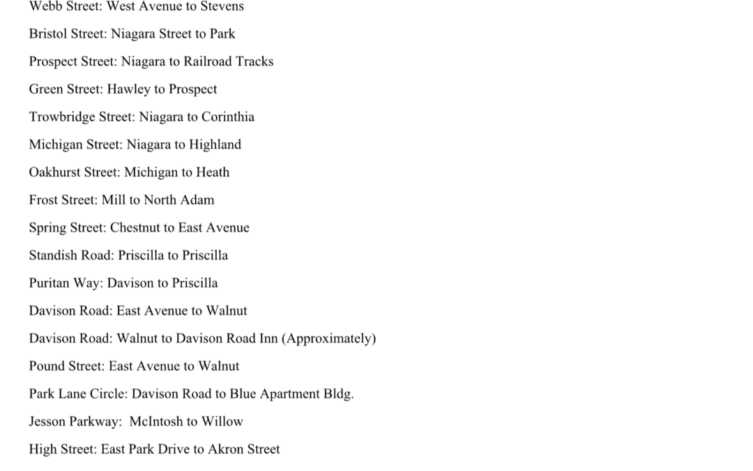 City of Lockport 2025: Paving Program